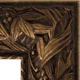 Зеркало с фацетом в багетной раме "Византия бонза" 99 мм