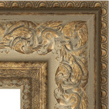 Зеркало с гравировкой в багетной раме "Виньетка античная бронза" 