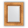 Зеркало с фацетом в багетной раме "Римское золото"