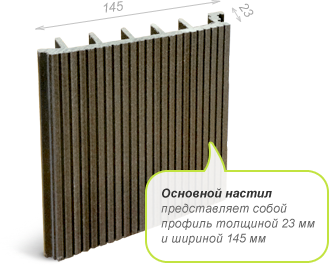Террасная доска MasterDeck Slim Террасная доска MasterDeck Slim